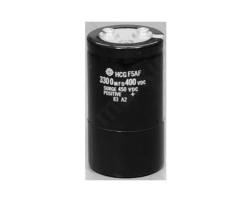 ΠΥΚΝΩΤΗΣ ΗΛΕΚΤΡΟΛΥΤΙΚΟΣ HCGF5A2G392Y 3900MF/450V Φ64Χ130