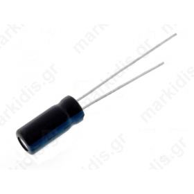 1000MF/10V 105c Πυκνωτής Ηλεκτρολυτικός D10x12.5mm