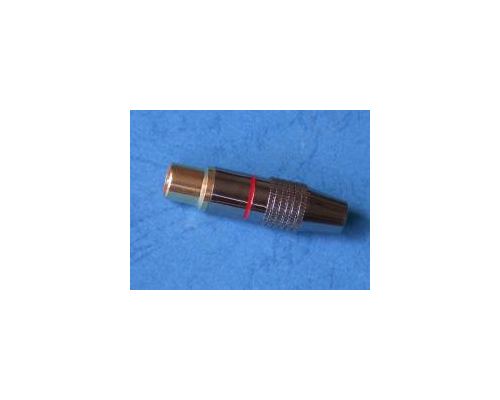 TV PLUG MALE GOLD