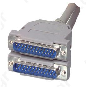 D-SUB 25P/25P PLUG-TO-PLUG CABLE, CABLE-103/1.8Μ