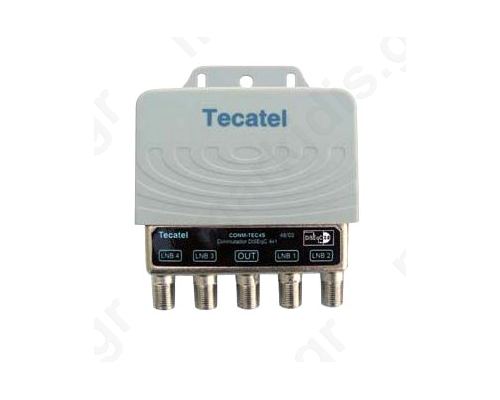 TECATEL DiSEqC 2.0 SWITCHER, 4 SATELLITES / 1 USER, DISTEC-4S