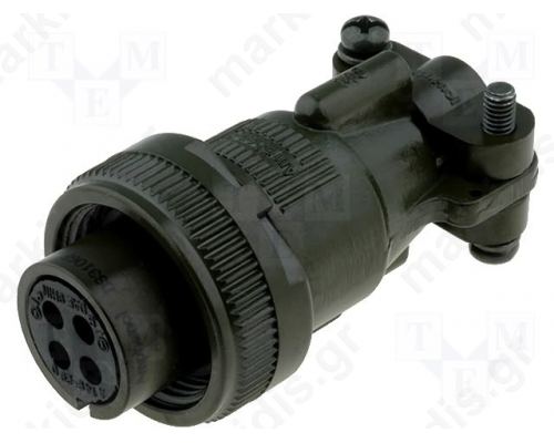 Connector military Series DS/MS plug female PIN:4 for cable