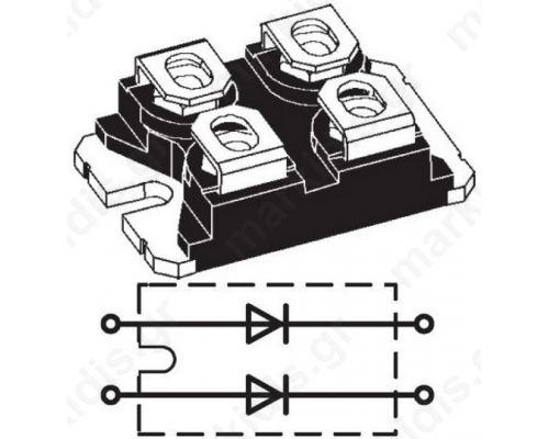 ΔΙΟΔΟΣ SCHOTTKY 2X120A/45V