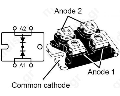 ΔΙΟΔΟΣ SCHOTTKY 2X200A/8V