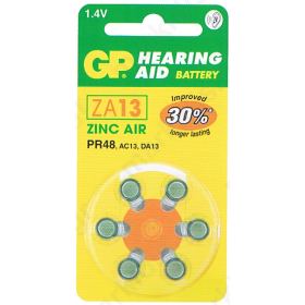 HEARING AIDS BATTERIES ZA13 GP 6PCS