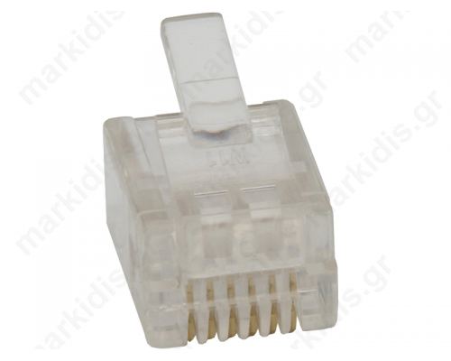 PLUG TELEPHONE 6p6c (RJ12)