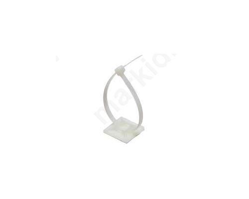 Sticker BASE CABLE TIES 25MM X 25MM