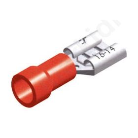 Spade ,CRIMP TERMINAL, FEMALE, RED FDD1-110 (2.80Χ0.8)