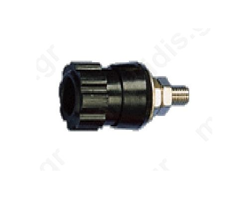 Socket soldering, screw terminal Black/Red