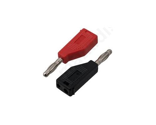 BANANA PLUG NICKEL PLATED R/B BP-215