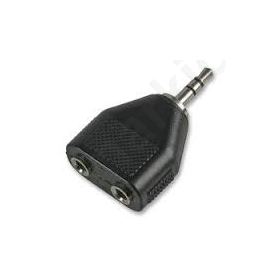 ADAPTOR 3,5ΜΜ  STEREO ΑΡΣΕΝΙΚΟ ΣΕ 2  MONO ΘΗΛ. 2.5MM