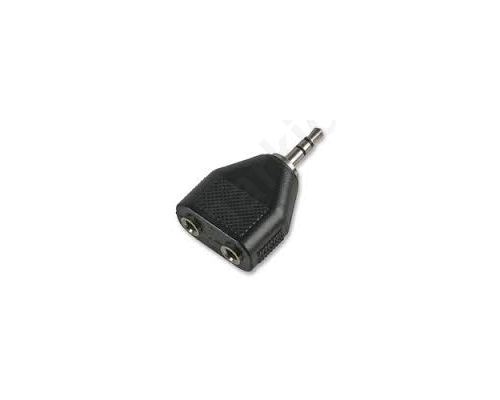 ADAPTOR 3,5ΜΜ  STEREO ΑΡΣΕΝΙΚΟ ΣΕ 2  MONO ΘΗΛ. 2.5MM