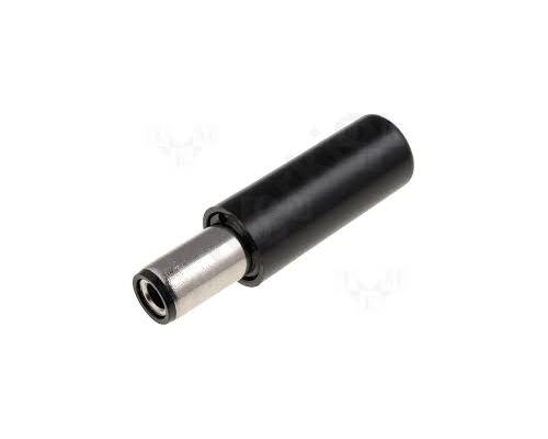 Plug; DC mains; female; 5.5mm; 2.5mm; for cable; soldering; 9.5mm