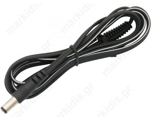 POWER CORD WITH PLUG DC 2,1x5,5mm