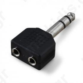 ADAPTOR AUDIO 6.3ΜΜ STEREO ΑΡΣ /2 ΘΗΛΥΚΑ 3.5Μ STEREO