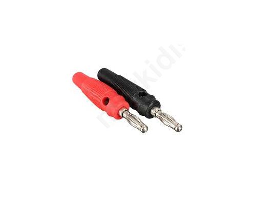 JR2512,Plug,banana,red/black,elastic
