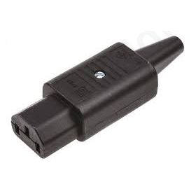 Connector: AC supply; COMPUTER; plug; female; for cable