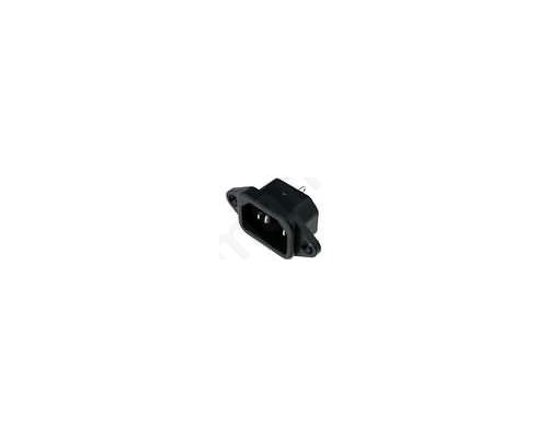 3P AC Power Plug Panel Mount