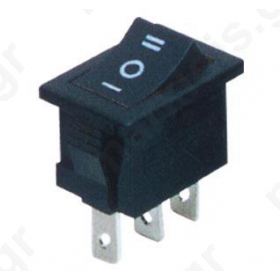 ΔΙΑΚΟΠΤΗΣ ΚΟΥΝΙΑ ΜΙΝΙ ON-OFF-ON 3P 15A/250V (11X30)