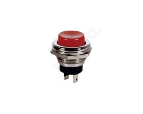 PBS-26B/R,PUSH BUTTON OFF-(ON) 16MM 2A/250V