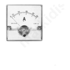 ANALOG AMPER METER 60Χ60 200mA DC