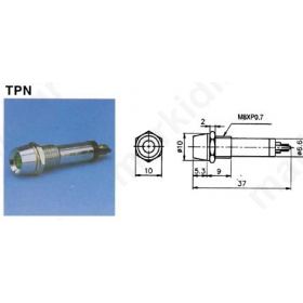 ΕΝΔΕΙΚΤΙΚΟ LED Φ8ΜΜ ΜΕΤΑΛΛΙΚΟ 12V ΛΕΥΚΟ