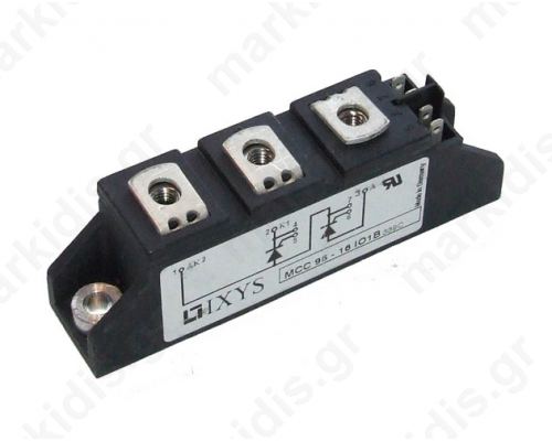 IXYS, MCC95-16IO1B, Dual Thyristor Module SCR, 116A 1600V, 7-pin TO-240AA