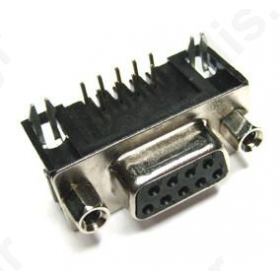 DHP8-09F Socket; D-Sub; PIN:9; female; 7,2mm standard; Locking: screws; THT