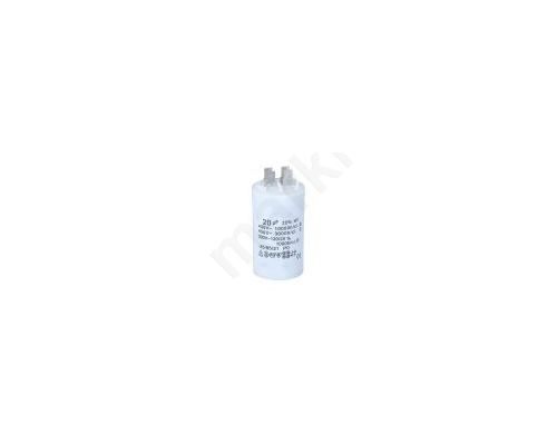 CAPACITOR MOTOR RUN 60MF/450 V FASTON 45 x 120 mm