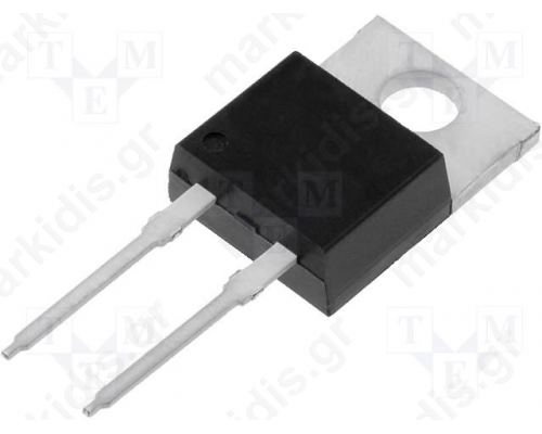 Diode: rectifying; 600V; 12A; 12A; TO220AC; 25ns