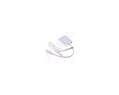 Adapter  HDMI to VGA + AUDIO cable, White