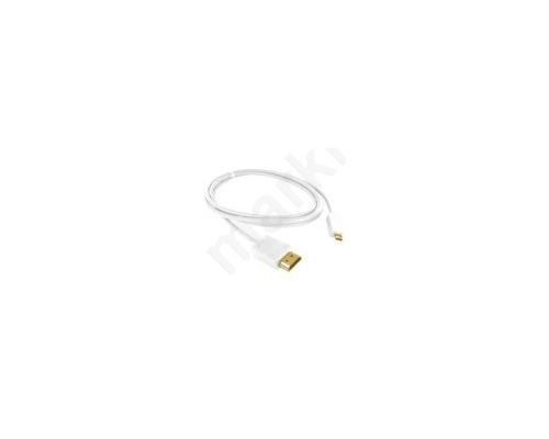 Cable DeTech HDMI - HDMI Micro, 1.5m, White