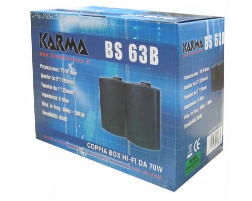PROFESSIONAL LOUDSPEAKERS 70W BS63B BLACK