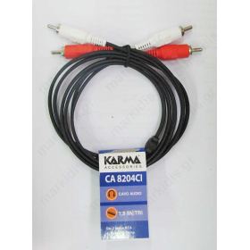 ΚΑΛΩΔΙΟ AUDIO 2 RCA ΑΡΣ. ΣΕ 2 RCA ΑΡΣ. 1.5m