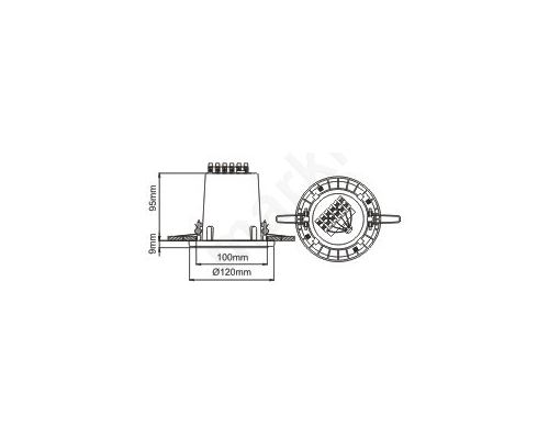 CEILING SPEAKER 100V 10W CSL 310T