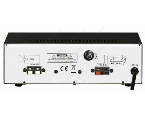 PA AUDIO AMPLIFIER 30W 230VAC/12VDC SA 450USB