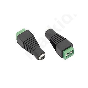 PLUG DC 2,1MM MALE WITH TEMINAL