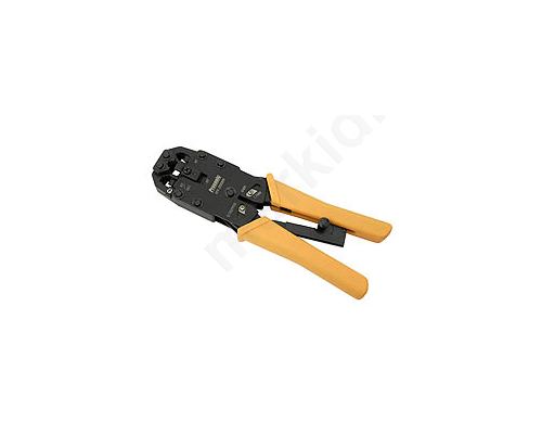 Professional tool for crimping telephone plugs