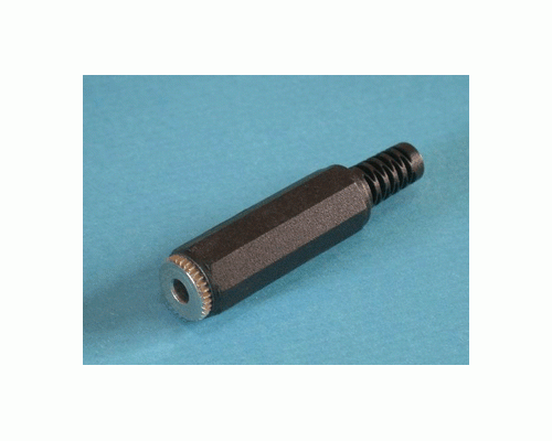 PLUG AUDIO FEMALE STEREO 3.5MM plastic.