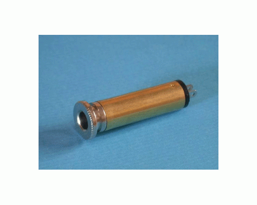 PLUG AUDIO FEMALE STEREO 1/4 METAL.