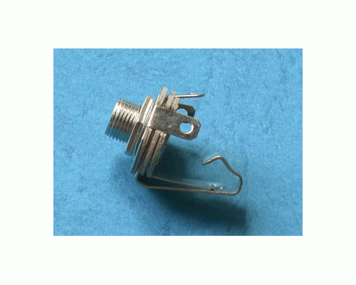  Socket Jack 6,3mm female mono ways 2 straight soldering