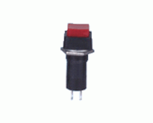 PUSH BUTTON ΤΕΤΡΑΓΩΝΟ OFF-(ON) Φ12ΜΜ 1A/250V 2P