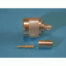 N PLUG MALE CRIMP TYPE FOR RG-213U / 214U