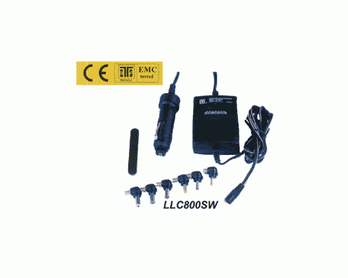 CONVERTER CAR ADJUSTABLE 12VDC / 1,5-12V 800mA