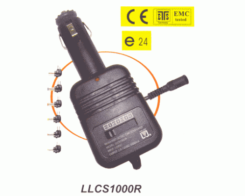 CONVERTER CAR 12V IN 1.5V-12V / 1A