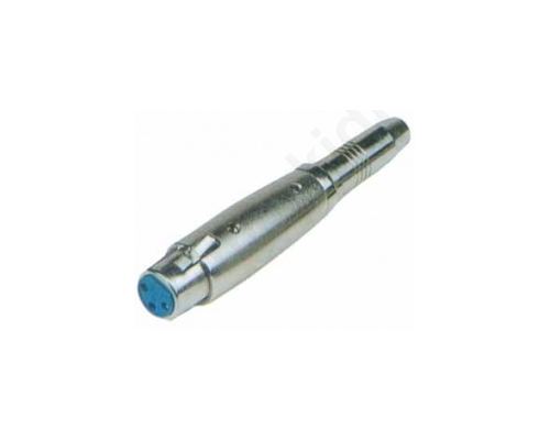 ADAPTOR XLR 3Ρ ΘΗΛ ΣΕ ΚΑΡΦΙ ΘΗΛ. 6.3ΜΜ  MONO