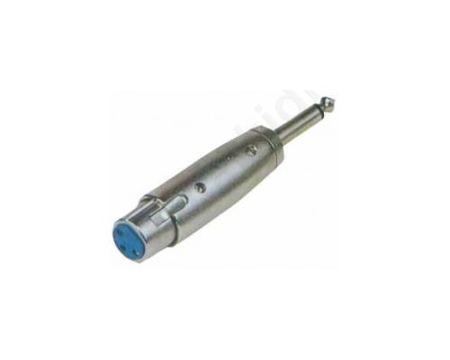 ADAPTOR XLR 3Ρ ΘΗΛ ΣΕ ΚΑΡΦΙ ΑΡΣ 6.3 ΜΟΝΟ