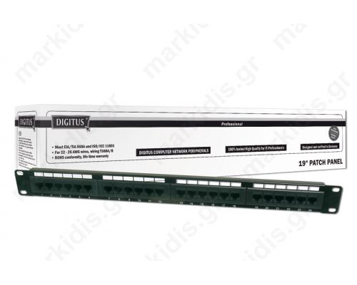 PATCH PANEL 24PORTS CAT6