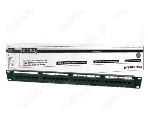 PATCH PANEL 24ΘΕΣΕΩΝ CAT6