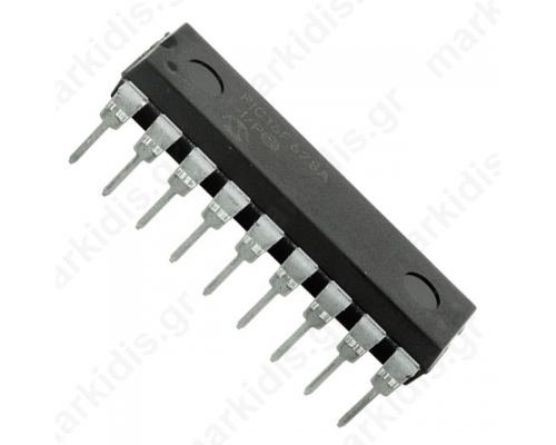 PIC16F628A-I/P Μικροελεγκτής 8bit  256B 14-Pin Microchip